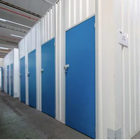 Mini entrepôt de stockage moderne pliable avec serrure électrique Unité de stockage autonome pour immeuble de bureaux en acier