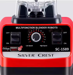 Electrodomésticos de Cocina <span class=keywords><strong>Moulinex</strong></span> Silver Crest, Licuadora SC-1589 con Motor de Cobre Puro de 4500w, Procesador de Alimentos <span class=keywords><strong>3</strong></span> en <span class=keywords><strong>1</strong></span>, Batidora para Smoothies C-03 - Product Image 3