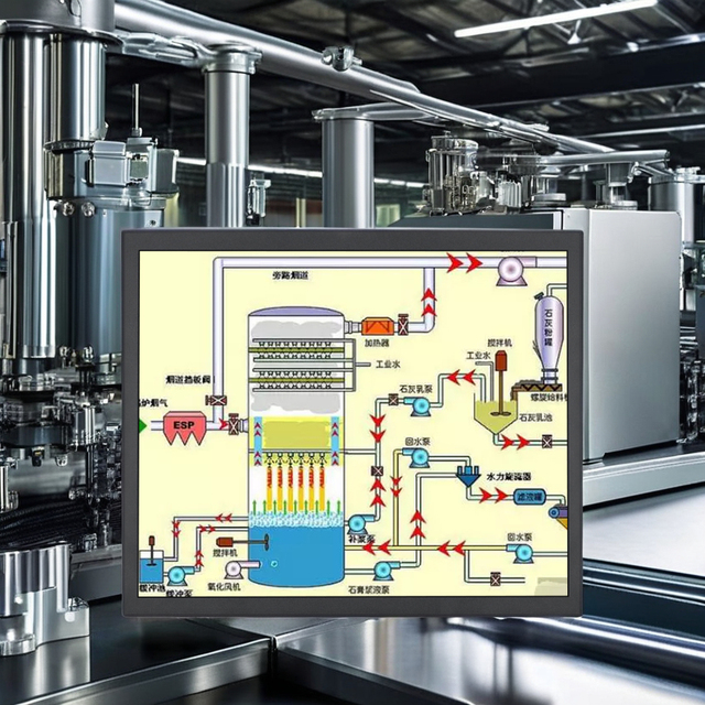 15 Inch 4:3 1024*768 Open Frame Industrial Display Resistive Capacitive Touch Screen Monitor With AV/BNC/VGA/HD-MI/USB Port