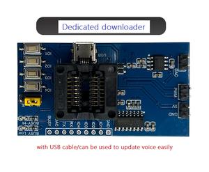 Chip de voz de música CH7001, 16 Pines, reprogramable, controlador de flash integrado, 0,5, botón de presión, Control de reproducción de audio - Product Image 2