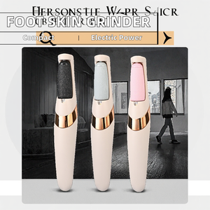 USB ricaricabile elettrico smerigliatrice a pedale manico lungo Logo personalizzato pietra Pedicurist rimozione calli per pelle morta Peeling callo - Product Image 6