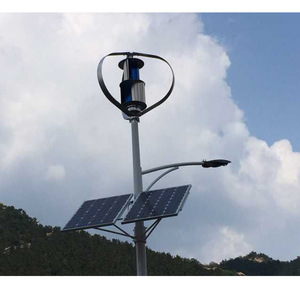 เครื่องกำเนิดไฟฟ้าพลังลมแบบแม่เหล็กลอยตัวแนวตั้ง 400W 12V 24V ระบบไฟถนนพลังงานแสงอาทิตย์และลม สำหรับให้แสงสว่างบนถนนในชนบท - Product Image 2