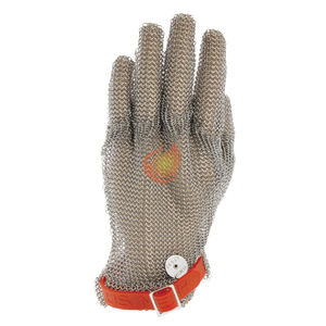 Gants <span class=keywords><strong>de</strong></span> protection en <span class=keywords><strong>maille</strong></span> d'acier pour boucher, résistants à la coupure - Product Image 1