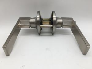 คันโยกประตูโลหะผสมสังกะสีภายใน, มือจับประตูล็อคทางเข้าด้วยกุญแจทองเหลืองลูกบิดประตูซ้ายและขวา - Product Image 6