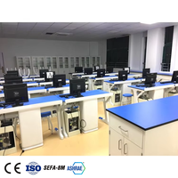 Tables et chaises biologiques de laboratoire universitaire OEM, équipement de laboratoire en acier et en bois, mobilier de bureau