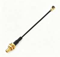 Connecteur SMB vers UFL/u.FL-1 Femelle, Câble d'Extension Pigtail RF1.13/1.37/RG178, Antenne WiFi pour Routeur U.FL-SMB, Câble de Raccordement RF