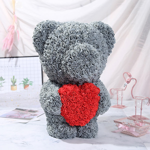 Di Yiwu Fabbrica Artificiale di Alta Qualità di Schiuma Orso Rosa di Peluche Rosa Orso 40 Centimetri per San Valentino - Product Image 2