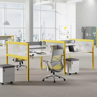 Ensemble de table et de chaises de conférence, poste de travail modulaire E1, postes de travail de bureau, cloisons de bureau, mobilier de bureau, cloisons de bureau