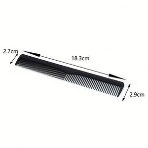 Black Plastic Double Sided Fine Tooth Comb for <b>Creative</b> <b>Gift</b> - Product Image 3