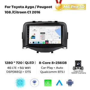 MEKEDE M6 3D système stéréo de voiture Android 360 caméra panoramique pour Toyota Aygo Peugeot 108 Citroen <span class=keywords><strong>C1</strong></span> 2016 BT avec DVR ADAS - Product Image 6