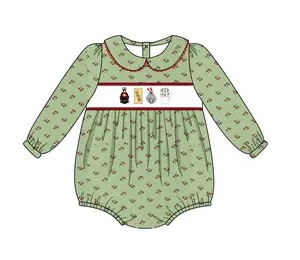 Newborn Kids Clothing Girls Baby Bubble Romper Ruffle Sleeve