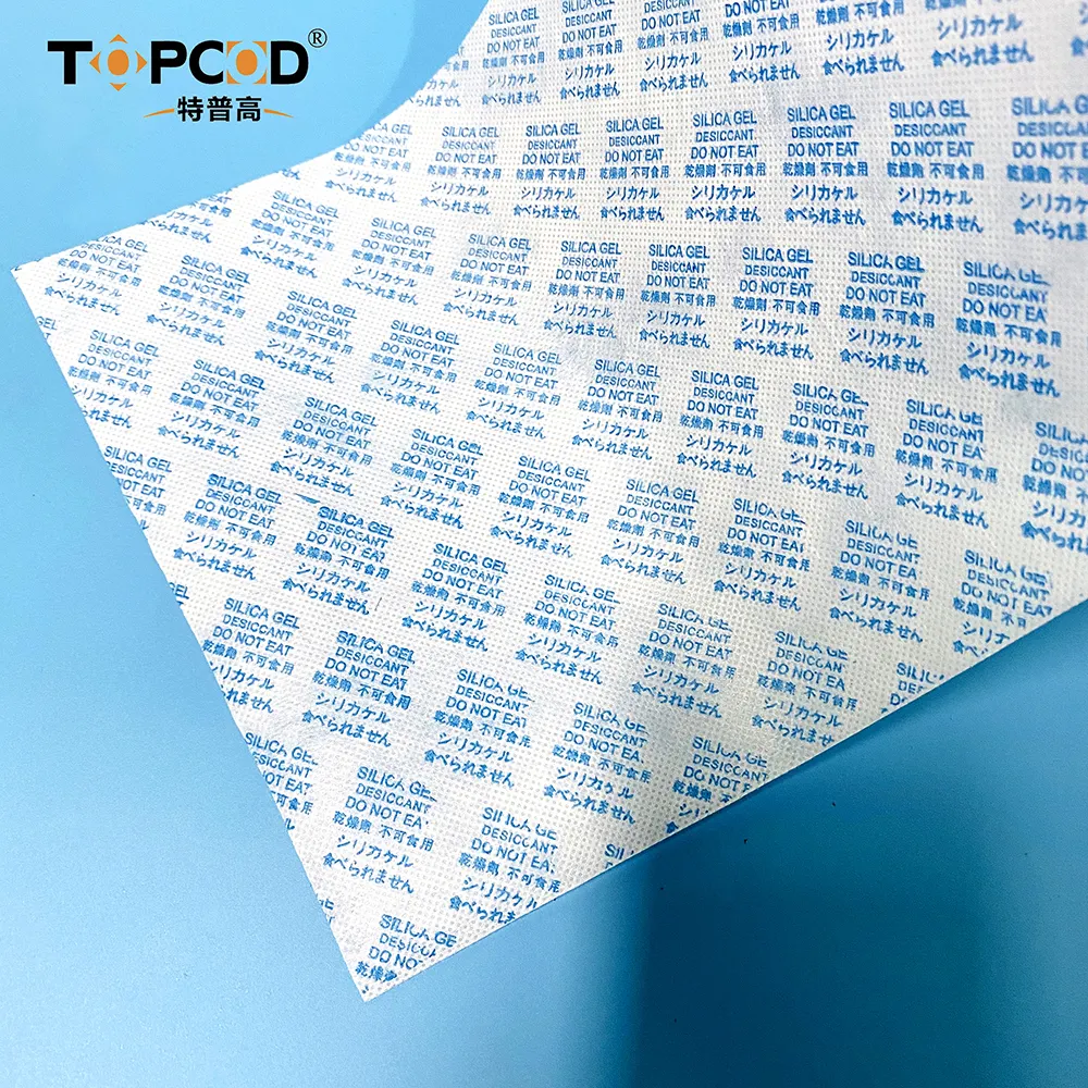 Producto químico industrial con papel de impresión, gel de sílice desecante, cloruro de calcio y papel de sílice de arcilla