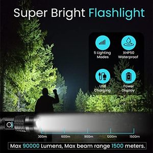 Câble USB en aluminium super rechargeable et étanche, multi-modes pour les urgences, le camping, la chasse, ABS solaire FY-1280 Solar P - Product Image 2
