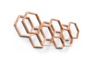 JUNJI rustica porta <span class=keywords><strong>carta</strong></span> <span class=keywords><strong>igienica</strong></span> mensola in <span class=keywords><strong>legno</strong></span> Wc Roll a parete Floating Rack per bagno a nido d'ape porta <span class=keywords><strong>carta</strong></span> in <span class=keywords><strong>legno</strong></span> - Product Image 5