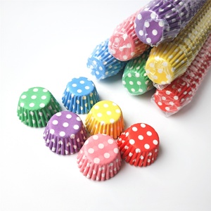 1000 piezas coloridas Mochi Cupcake Baking Liners-Vasos de papel a prueba de grasa para Snow Skin Mooncakes, Muffins y Mini Cakes - Product Image 1