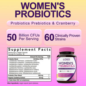Cápsulas Probióticas de <span class=keywords><strong>Cranberry</strong></span> para Mulheres Adultas com Marca Privada OEM, 50 Bilhões de UFC para Melhorar a Imunidade - Product Image 2