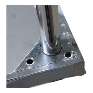 VICTORY KITCHEN 201 Banco de Trabajo de Acero Inoxidable de 2 Niveles para Condimentos, 0.8mm, Capacidad de 300KG, Modelo VCT para Mesa de Laboratorio con Patas - Product Image 6