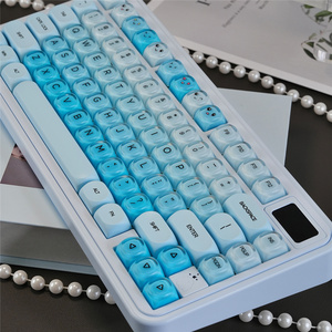 Teclas Blueberry, Perfil <span class=keywords><strong>HOA</strong></span>, Material PBT, Teclas Sublimadas por Tinte, 131 Teclas para Interruptor Mx, Teclado Mecánico 61/64/68/104/108 - Product Image 5