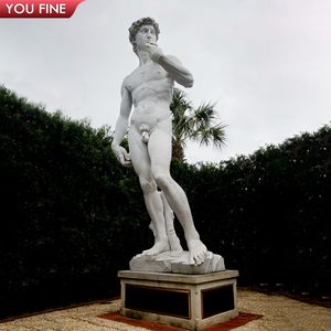 Garten weiße Marmorstatue <span class=keywords><strong>Caesar</strong></span> Skulptur für Außen dekor - Product Image 6