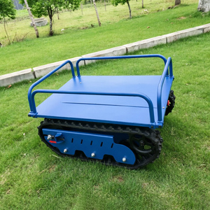 Veicolo Utilitario Cingolato in Gomma Certificato CE, Mini Trasportatore Cingolato da 0,5 Tonnellate per Movimentazione Materiali in Giardino su Ogni Tipo di Terreno - Product Image 2
