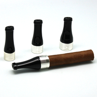 Meilleure vente Portable Pipe à tabac Style Mini métal résine Cigare Porte-cigarette Coffret cadeau pour pointes de cigare Embouchure de cigare