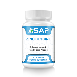 Las cápsulas de glicina del cinc del OEM complementan las cápsulas de la glicina del cinc de 400mg 500mg para el sueño y el músculo - Product Image 2