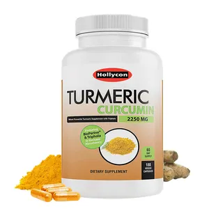 Private Label anpassbare Formulierung Curcumin schwarzer Pfeffer Schönheit verbessert Immun gesundheits nahrungsmittel Gummies-Kapseln Halal Vegan