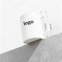 Mug à café en céramique blanche 11oz 12oz, tasse à thé en porcelaine vierge avec logo personnalisé, mug personnalisable par sublimation pour cadeaux promotionnels