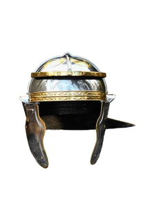 Casco Metálico Plateado/Dorado de Alta Calidad Inspirado en la Roma Antigua, Adorno Decorativo para Disfraces, Accesorios de Fotografía, Temas Históricos - Product Image 2