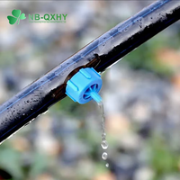 Goutteur à bouton 2/4/8 L/H, Émetteur d'irrigation goutte à goutte à barbelures, Émetteurs ronds en plastique pour serres, légumes, vergers et cultures en champ