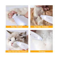 Tondeuse électrique pour pattes de chien LILIPRO PT204L, tondeuse à poils pour animaux, tondeuse sans fil pour animaux, kit de toilettage pour chat avec lumière LED