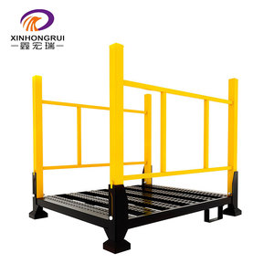 מתקן אחסון מתקפל למחסן, בעל כושר נשיאה גבוה, עשוי פלדת פחמן, ניתן לפירוק, עמיד בפני חלודה, נייד, עם עמודים. - Product Image 2