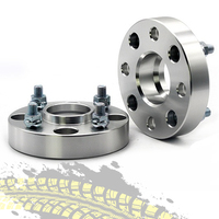 Entretoises de roue en aluminium forgé 6061, centrage de roue, anodisation argentée, entretoise de roue 6x139.7, épaisseur 25 mm, compatible avec Hilux