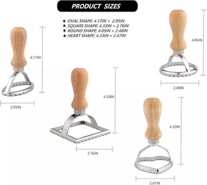 Dụng Cụ Làm Mì Ống Bằng Gỗ Con Lăn Và Máy Cắt Dụng Cụ Làm Bánh Xe Khuôn Ép Ravioli - Product Image 5