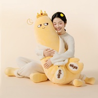 Oreiller corporel en peluche Smart Mango King, aide au sommeil chauffante et apaisante avec enregistrement Bluetooth, compagnon long pour adultes et dormeurs latéraux