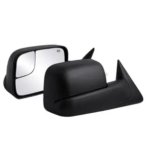 Telescopic Power Heated Folding Broad Big Rear View Side Mirror Outside Car For Dodge Ram 1998-2001