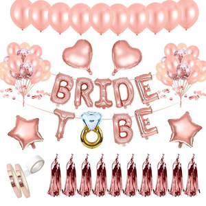 Decoraciones para Fiestas, Decoración para Despedida de Soltera, Arreglo de Globos de Lentejuelas Dorado Rosa, Bienvenida a la Despedida de Soltera - Product Image 1