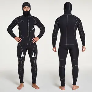 Surfing Suit Wetsuits Sbart Surf Freediving Wet Suit 2pcs Sets Dive Suit Neoprene Diving Spearfishing Wetsuit Long John 3MM 5mm 7MM Sportswear Adults