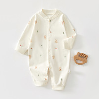 Chaussettes pour bébé en pur coton tricoté, imperméables, respirantes, infroissables, lavables, douces, sûres, avec imprimé dessin animé mignon, longueur cheville, toutes saisons