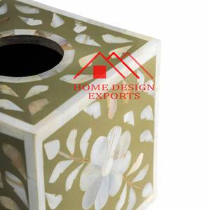 Último Diseño en Vajilla, Accesorios con Incrustaciones de Hueso, Porta Cajas de Pañuelos para Centros de Mesa de Boda, Decoración, Nuevo Diseño Vintage 2025 - Product Image 5