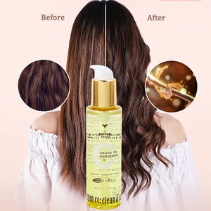 Sérum capillaire hydratant et brillant à l'huile d'argan et au miel, vitamine C, étiquette privée personnalisée OEM d'usine, pour extensions de cheveux, perruques endommagées - Product Image 3