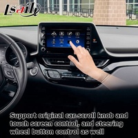 Interfaz de Auto Android Carplay para Toyota C-HR RAV4 Camry Navegación 2018-2021 Interfaz de Video por Lsailt