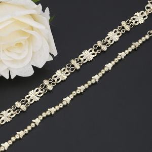 JXX Nueva Joyería de Moda para Mujer, Brazalete Chapado en Oro de 14K con Colgante en Forma de Perla, Estilo Moderno, Material de Latón - Product Image 3