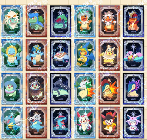 Carte da Collezione ANHAO Poke Moned, Formato A5, Anime Giapponese Pokemoned, Carte da Gioco Colorate da Collezione per Regali ai Bambini - Product Image 6