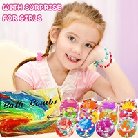 Coffret Cadeau Premium OEM Personnalisé de Jouets Licorne Bio de Luxe, Boules de Bijoux Surprise et Bombes de Bain Effervescentes Éclatantes pour Filles