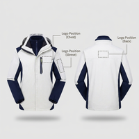 Chaqueta de Nieve Impermeable para Hombre con Logotipo Personalizado OEM, 15000 mm, Traje de Esquí, Chaqueta de Snowboard, Aislamiento Térmico, para Montañismo