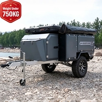 Remorque de camping tout-terrain légère de 750 kg pour le camping en plein air