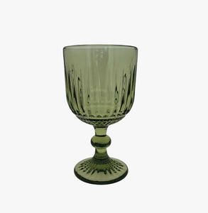 Vintage Classic Knight Style Smoke Green Stemmed Goblets <strong>Wine</strong> Glass Wedding Decoration 250ml 300ml 350ml 400ml Home Party Bar - Product Image 2