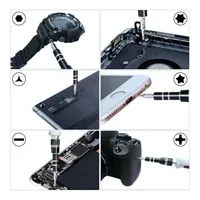 115 en 1 Kit de tournevis magnétique électronique jeu de tournevis pour réparer le téléphone ordinateur tournevis ensemble d'outils