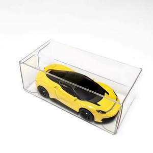 <span class=keywords><strong>Caja</strong></span> de exhibición de juguete de coche Modelo 1:64, soporte de almacenamiento de plástico, <span class=keywords><strong>caja</strong></span> transparente - Product Image 2